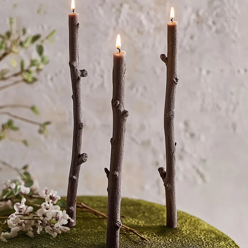 Candle Making Diy Kit - DIY 긴 가지 모양의 양초 실리콘