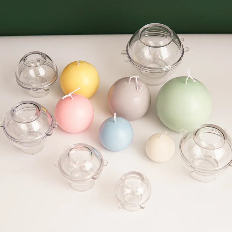 Candle Making Diy Kit - 5-8cm 구형 양초 플라스틱 금형 홈