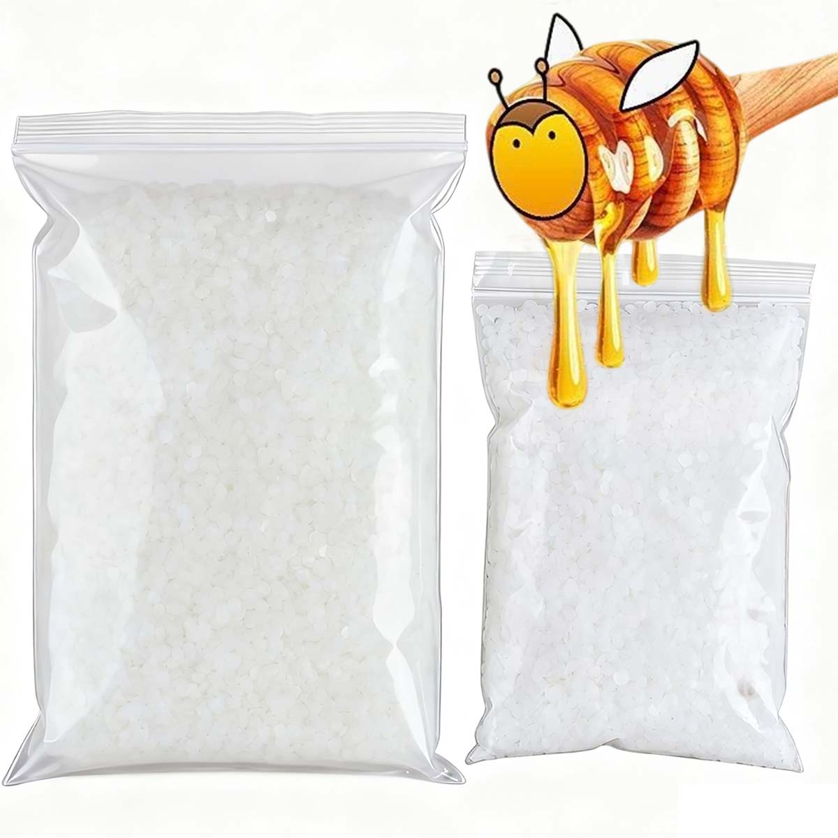 Candle Making Essentials - 200g-1000g 백색 밀랍 순수 천연 과립형