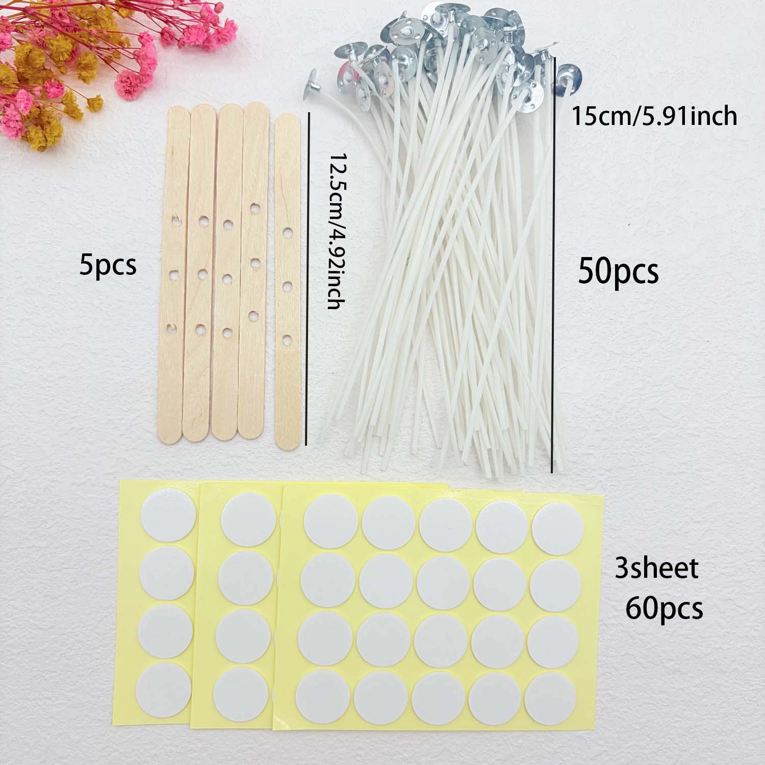 1세트 양초 만들기 DIY 키트, 무연 양초, 면심지, - Candle Making Diy Kit 리뷰 및 가격