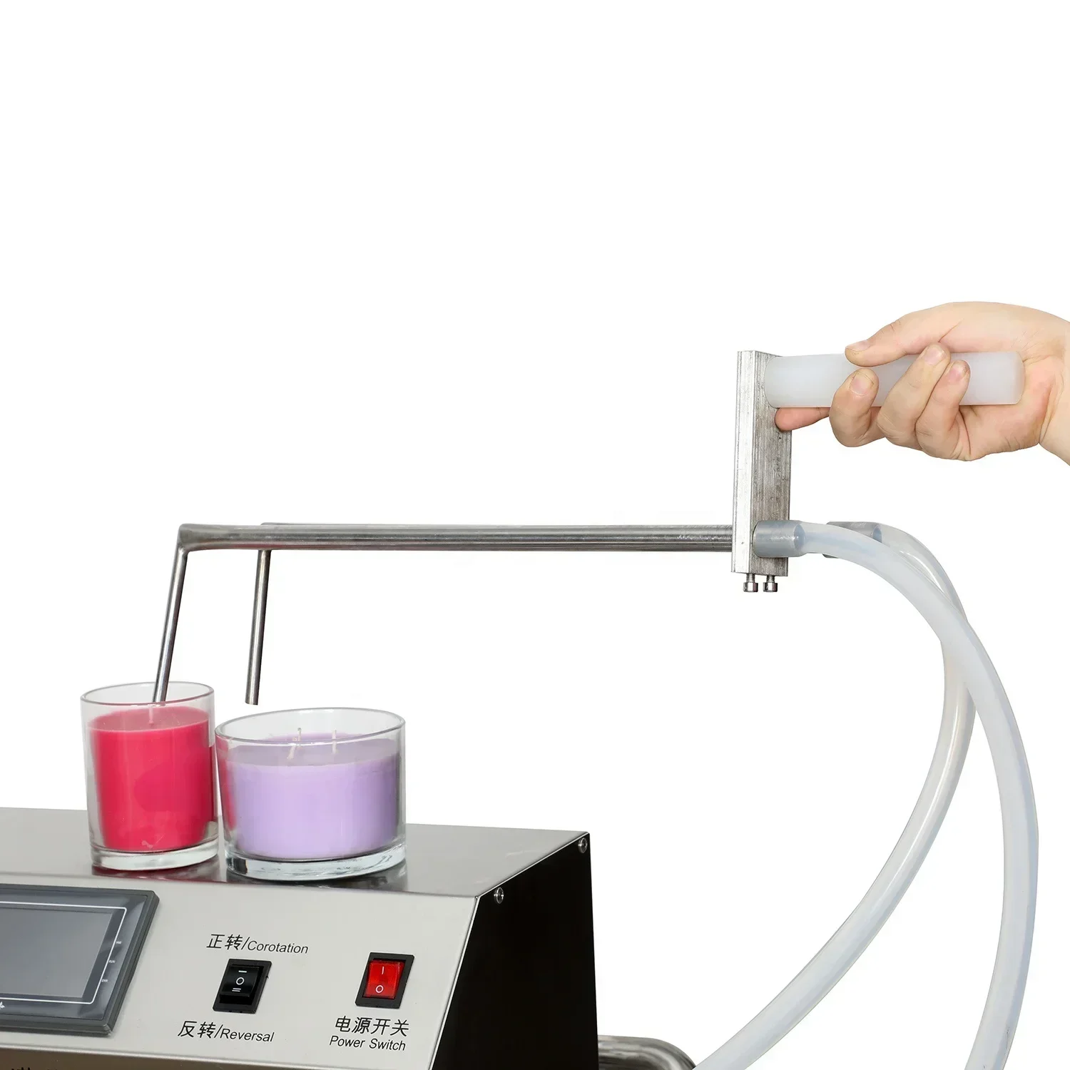 자동 양방향 노즐 펌프 액체 병 식초 충전 기계 왁스  - Candle Making Machine Price 리뷰 및 가격