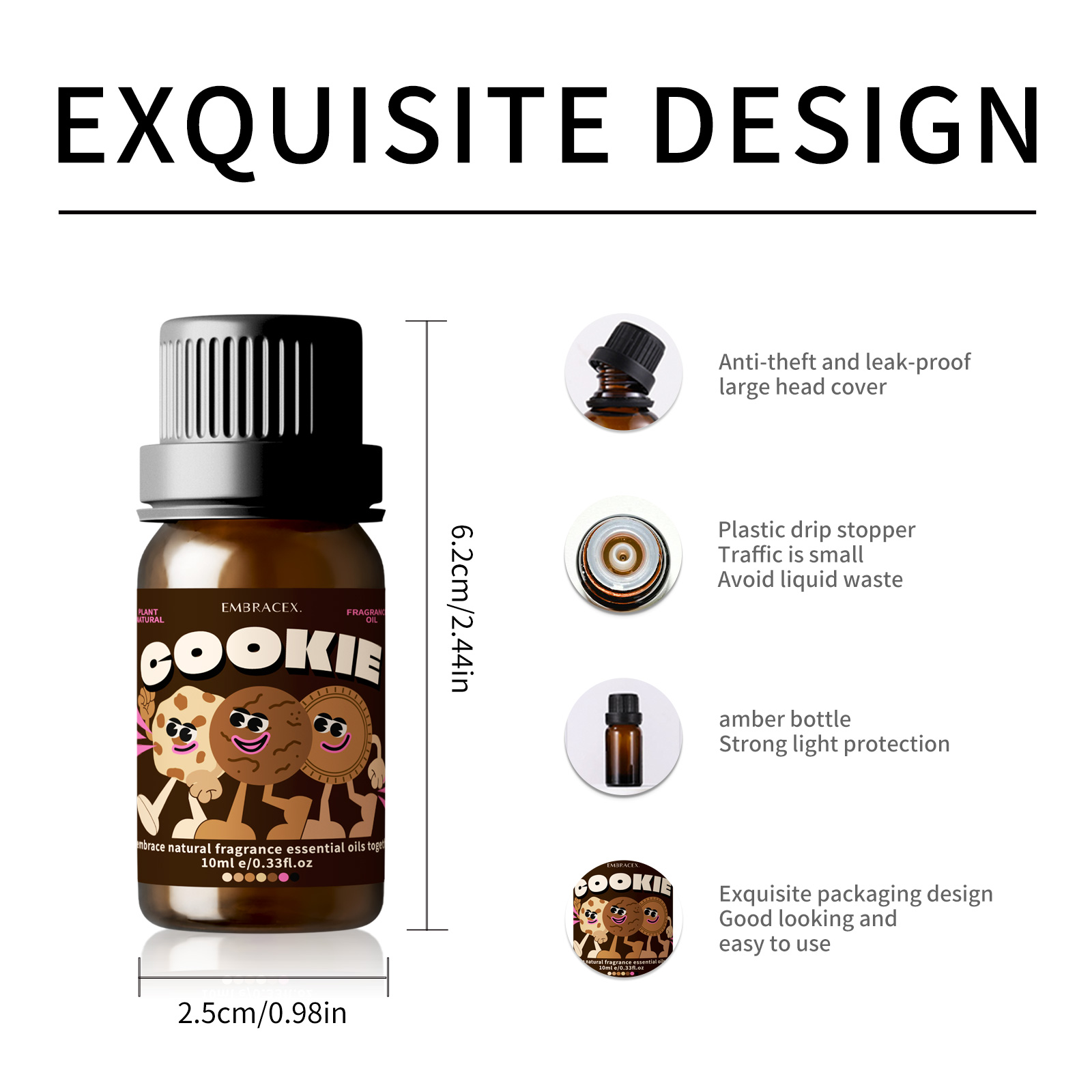 10ml 쿠키 향 오일, 리드 디퓨저 오일, 오래 지속 - Candle Making Essentials 리뷰 및 가격