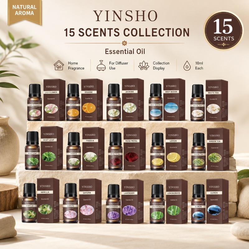 향수 에센셜 오일 세트 15개입 10ml 오일 솔루블  - Candle Making Essentials 리뷰 및 가격