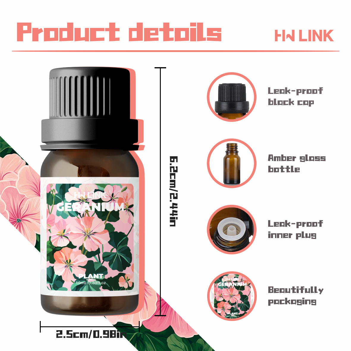 제라늄 에센셜 오일 10ml 순수 천연 오일 - 디퓨저 - Candle Making Essentials 리뷰 및 가격