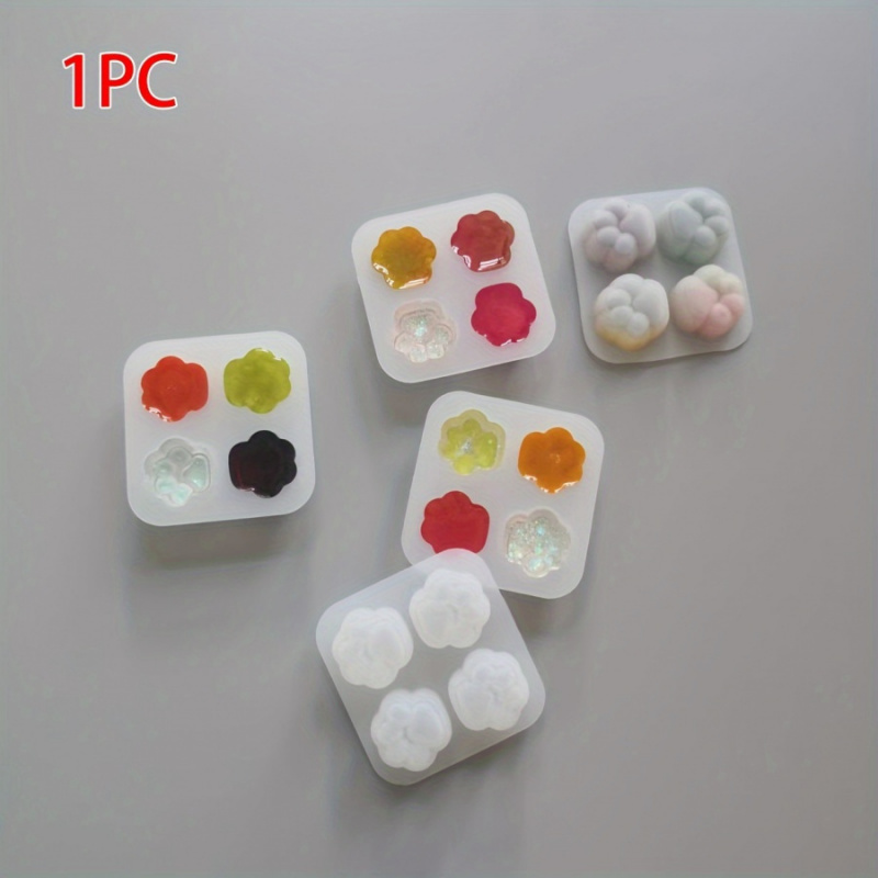 1개의 고양이 발 패턴 실리콘 몰드 세트-4A 독특한  - Candle Making Diy Kit 리뷰 및 가격