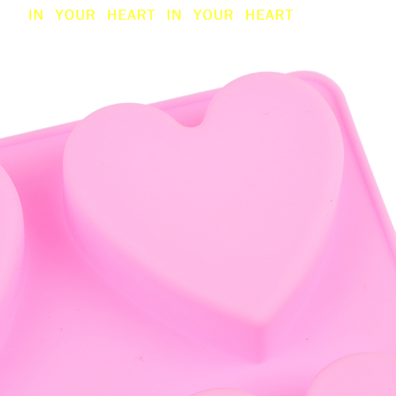 【X】4구 수제 실리콘 비누 몰드 하트 3D 공예 비누 - Candle X 리뷰 및 가격