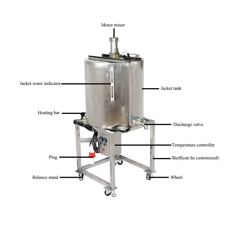 200L 워터 자켓 캔들 제작 기계 가격 파라핀 소이  - Candle Making Machine Price 리뷰 및 가격